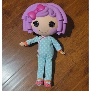 Lalaloopsy Pillow Featherbed Doll Lavender Hair Button Eyes Pajamas 2009